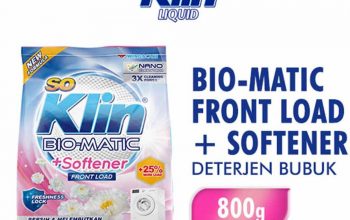 SoKlin Matic Bubuk Detergen Tepat untuk Mesin Cuci Front Load
